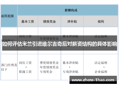 如何评估米兰引进维尔吉奇后对薪资结构的具体影响